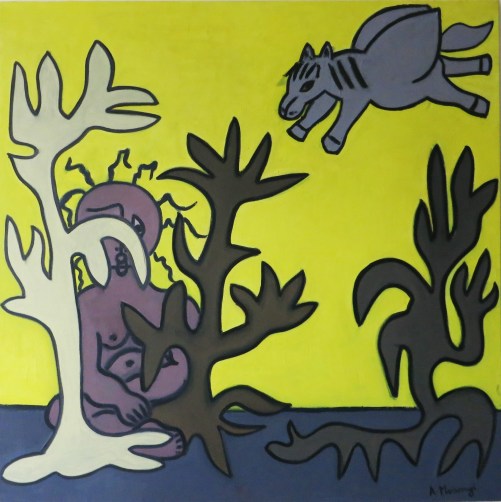 jardin d'été 2016 oil 100²cm